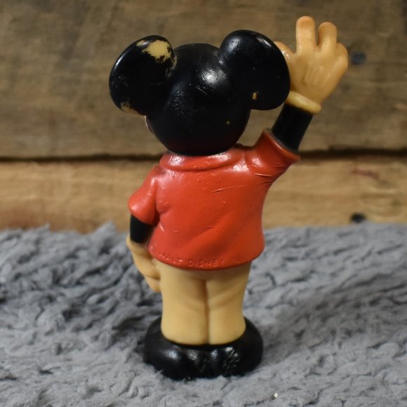 Vintage Rubber Disney Mickey Mouse Figuring - Picture 5 of 14